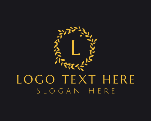 Elegant Luxury Wreath Logo