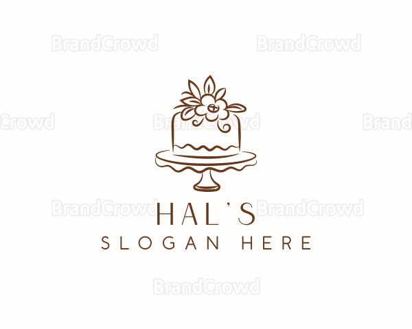 Floral Cake Bakeshop Logo