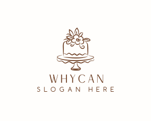 Floral Cake Bakeshop Logo