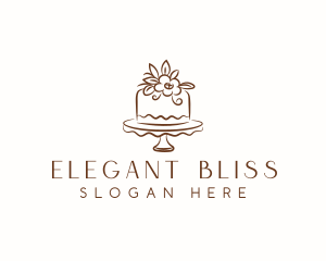 Bridal - Floral Cake Bakeshop logo design
