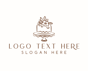 Restaurant - Floral Cake Bakeshop logo design