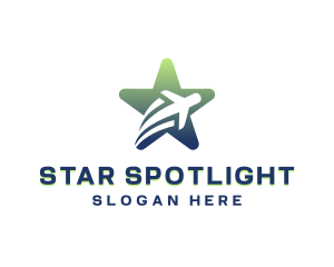 Star Plane Aviation logo design