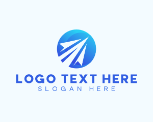 Airplane Flight Travel Logo