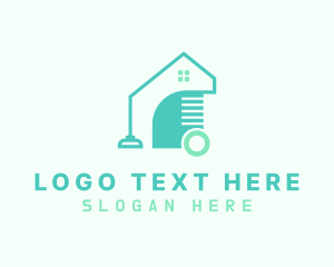 Disinfectant - House Vacuum Cleaning logo design