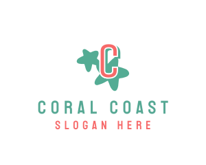 Coral - Children Nursery Star logo design