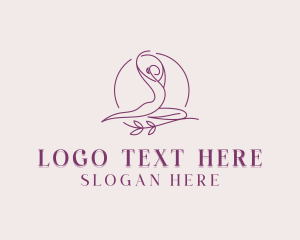 Holistic - Yoga Spiritual Healing logo design
