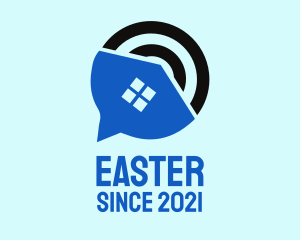 Communication - House Chat Signal logo design
