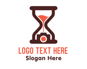 Digicam - Hourglass Photography Camera logo design