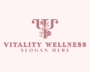 Wellness Psychology Flower logo design