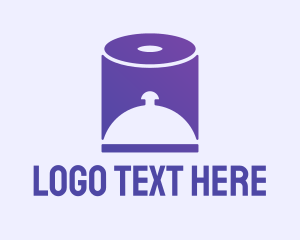 Purple - Food Kitchen Towel logo design