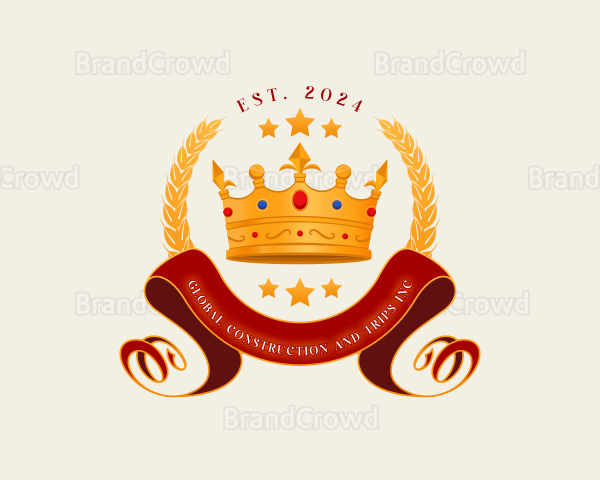 Luxury King Crown Logo