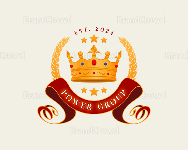 Luxury King Crown Logo