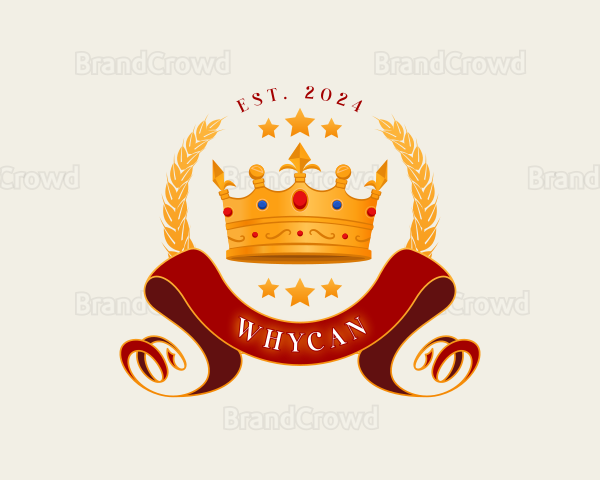 Luxury King Crown Logo