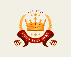 Luxury King Crown Logo