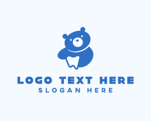Oral Hygiene - Dental Bear Dentistry logo design