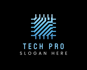 Processor - GPU Processor Technology logo design