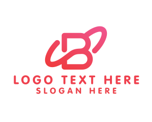 Loop - Letter B Planet logo design