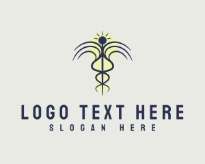 Tribal - Caduceus Medical Medicine logo design