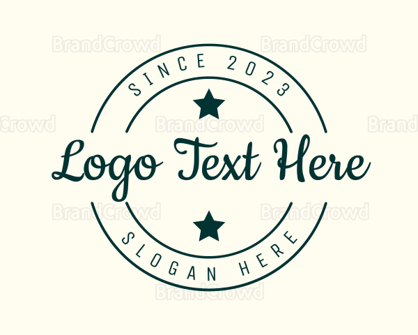 Cool Business Badge Logo