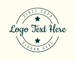 Cool Business Badge Logo