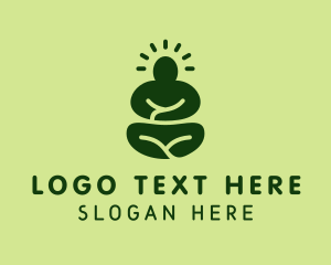 Pose - Body Meditation Yoga logo design