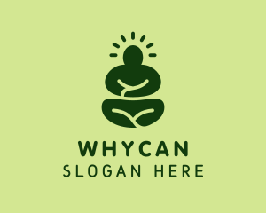 Human Shape - Body Meditation Yoga logo design