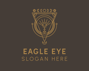 Eye Enchantment Spell logo design