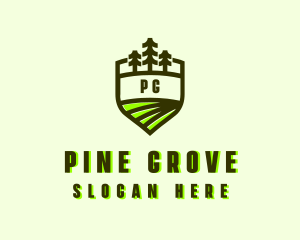 Pine Tree Shield  logo design