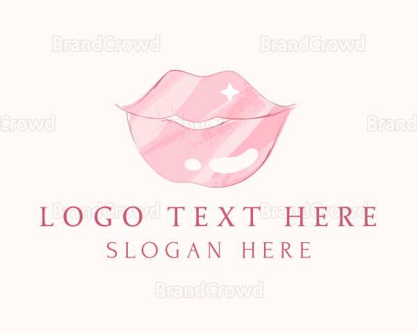 Cosmetics Lip Gloss Logo