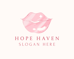 Cosmetics Lip Gloss Logo