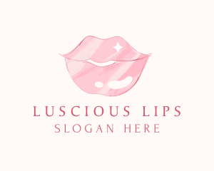 Lips - Cosmetics Lip Gloss logo design