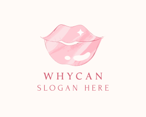 Cosmetics Lip Gloss logo design