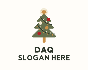 Christmas Tree Decoration  Logo