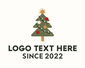 Christmas Tree - Christmas Tree Decoration logo design