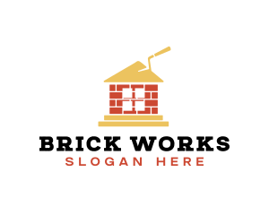 Brick Palette Masonry logo design