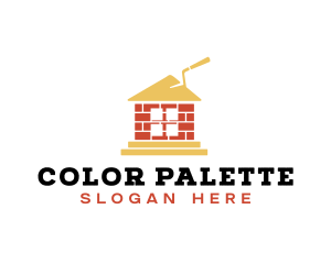 Brick Palette Masonry logo design