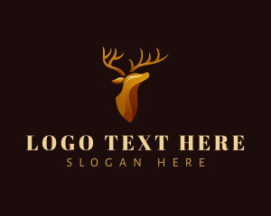 Deer - Deer Stag Horn logo design