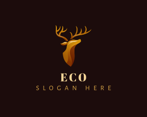 Deer Stag Horn Logo