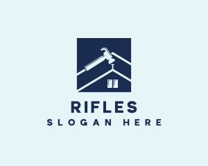 Construction Roof Repair Logo