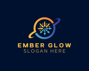 Ember - Ice Fire Thermal logo design