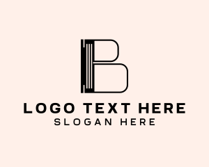 Architecture - Building Architect Contractor Letter B logo design