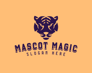 Big Cat Mascot  logo design