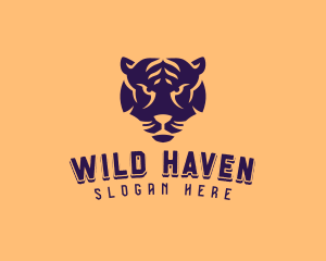 Wild Tiger Zoo logo design