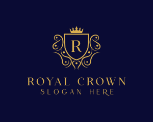 Royal Crown Shield logo design