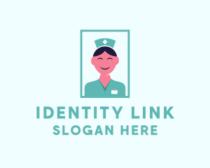 Identification - Happy Medical Nurse logo design