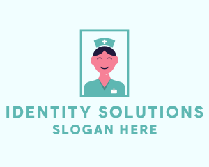 Identification - Happy Medical Nurse logo design