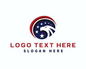 America - Eagle Stars Patriot logo design