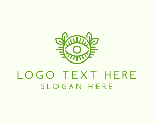 Green - Leaf Eye Vision logo design