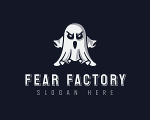 Scare - Scary Ghost Halloween logo design