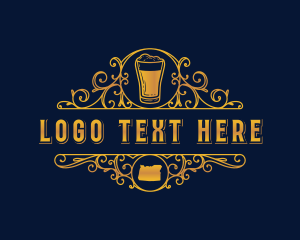 Map - Oregon Beer Pub logo design